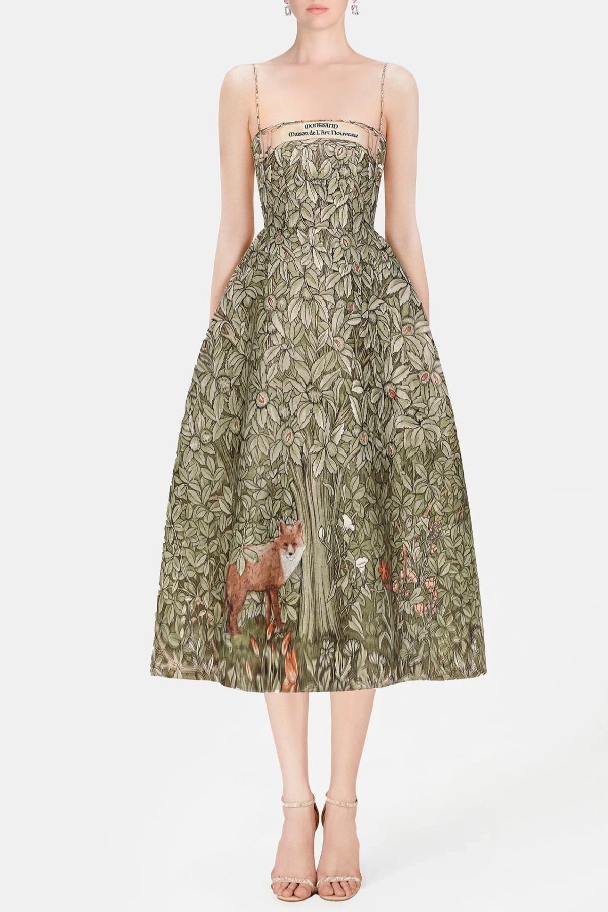 Abequa Jungle Print Midi Dress