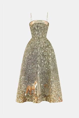 Abequa Jungle Print Midi Dress