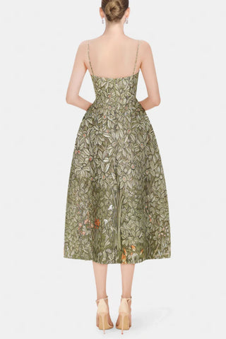Abequa Jungle Print Midi Dress