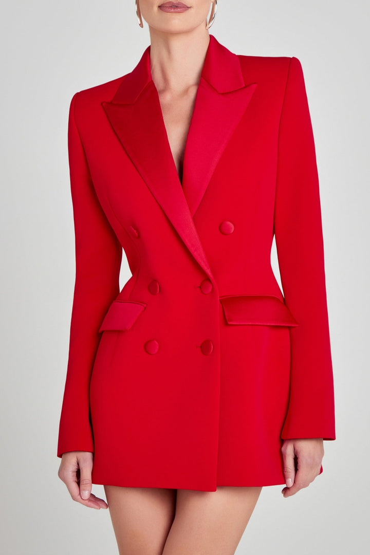 Adahy Double-Breasted Blazer Dress - Stellouette