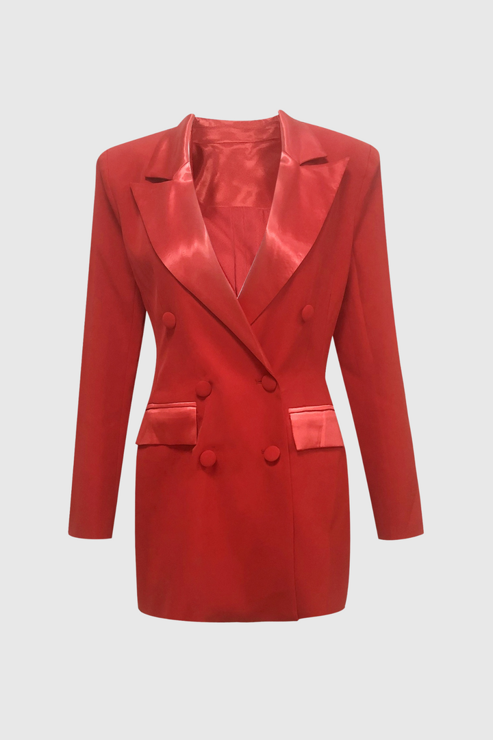 Adahy Double-Breasted Blazer Dress - Stellouette