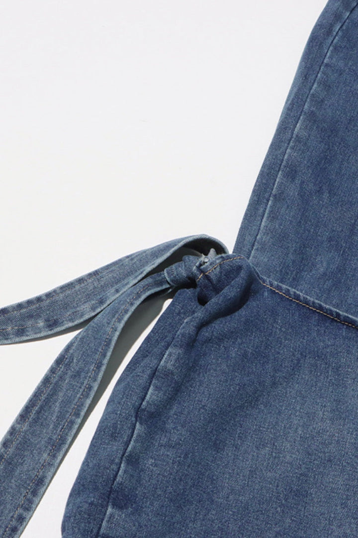 Avalon Knot Lace Up Jeans - Stellouette
