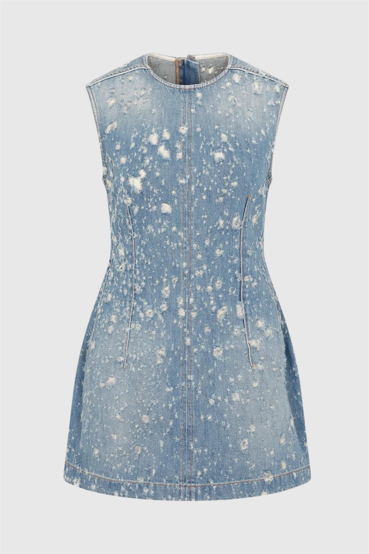 Braela Denim Sleeveless Mini Dress - Stellouette