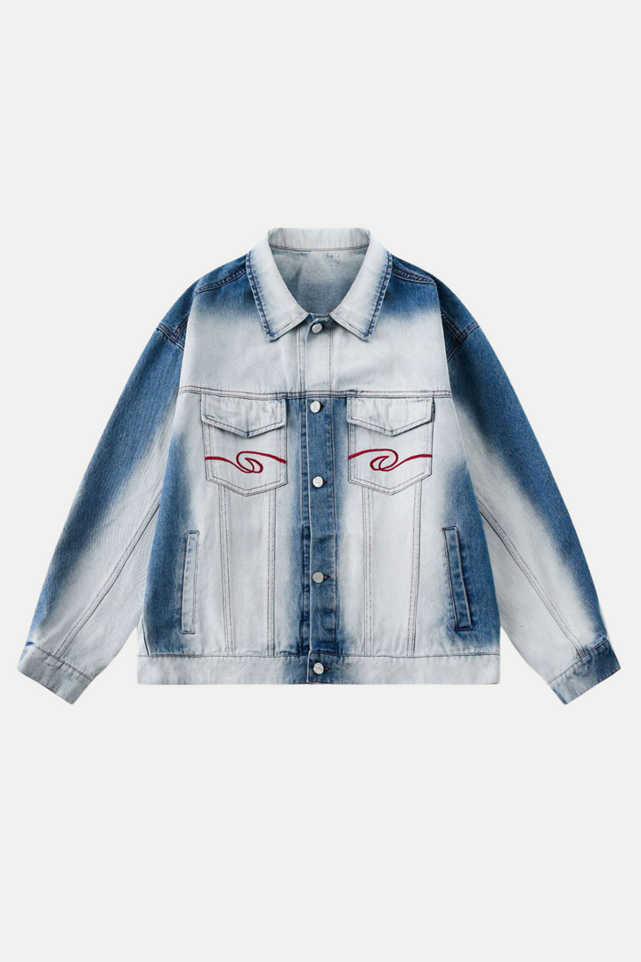 Brogan Gradient Denim Jacket - Stellouette