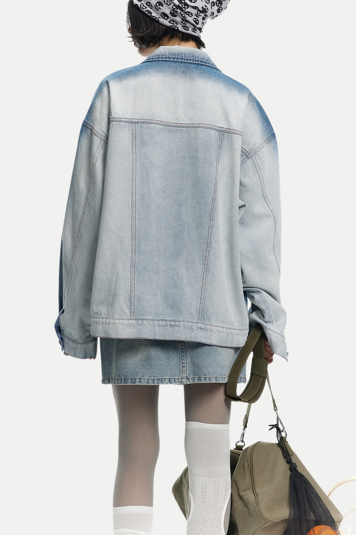 Brogan Gradient Denim Jacket - Stellouette
