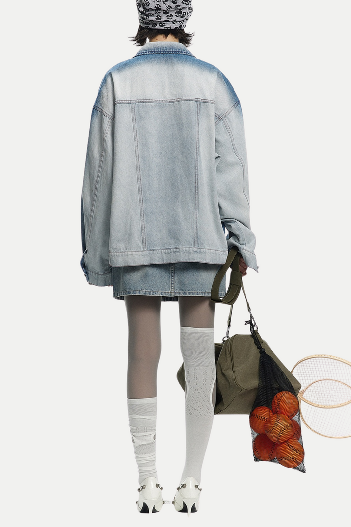 Brogan Gradient Denim Jacket - Stellouette
