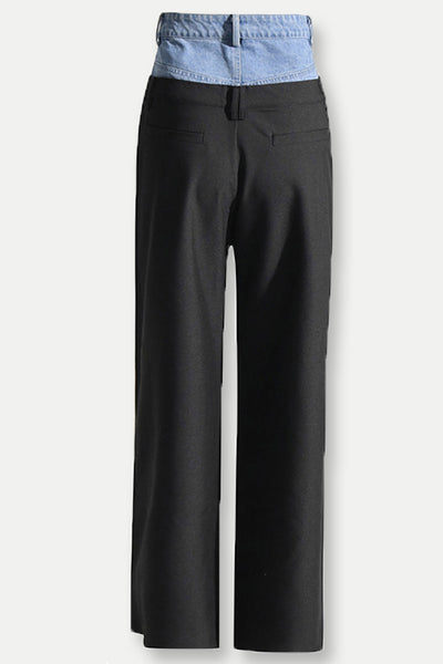 Catalina Patchwork Denim Pants and Top - Stellouette