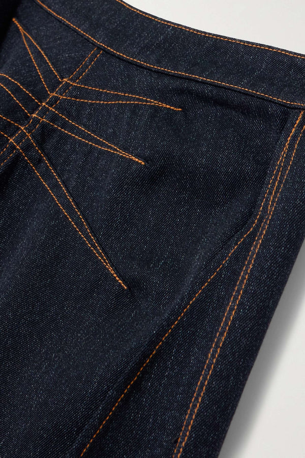 Erlinda Round Jeans-Black - Stellouette