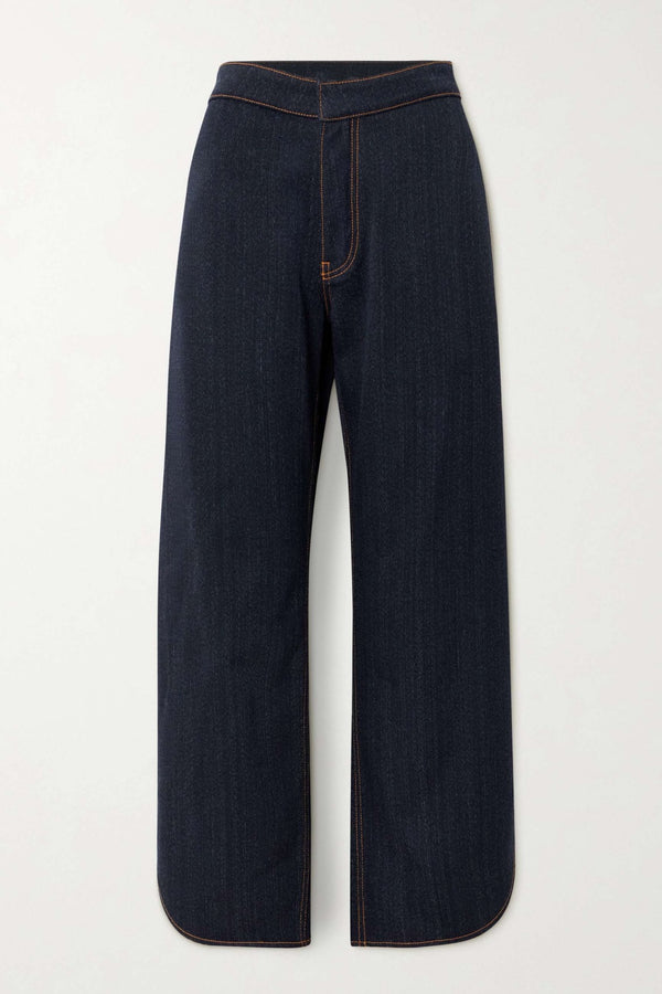 Erlinda Round Jeans-Black - Stellouette