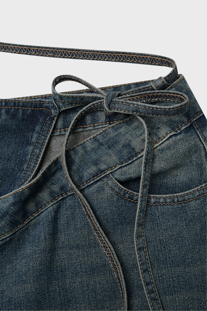 Eva Lace Up Jeans - Stellouette