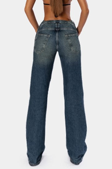 Eva Lace Up Jeans - Stellouette