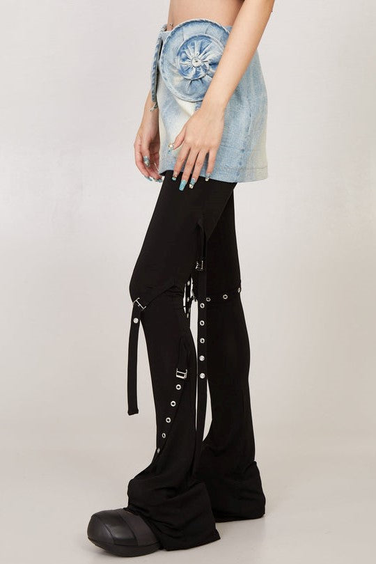 Hattie Spiral Denim Skirt - Stellouette