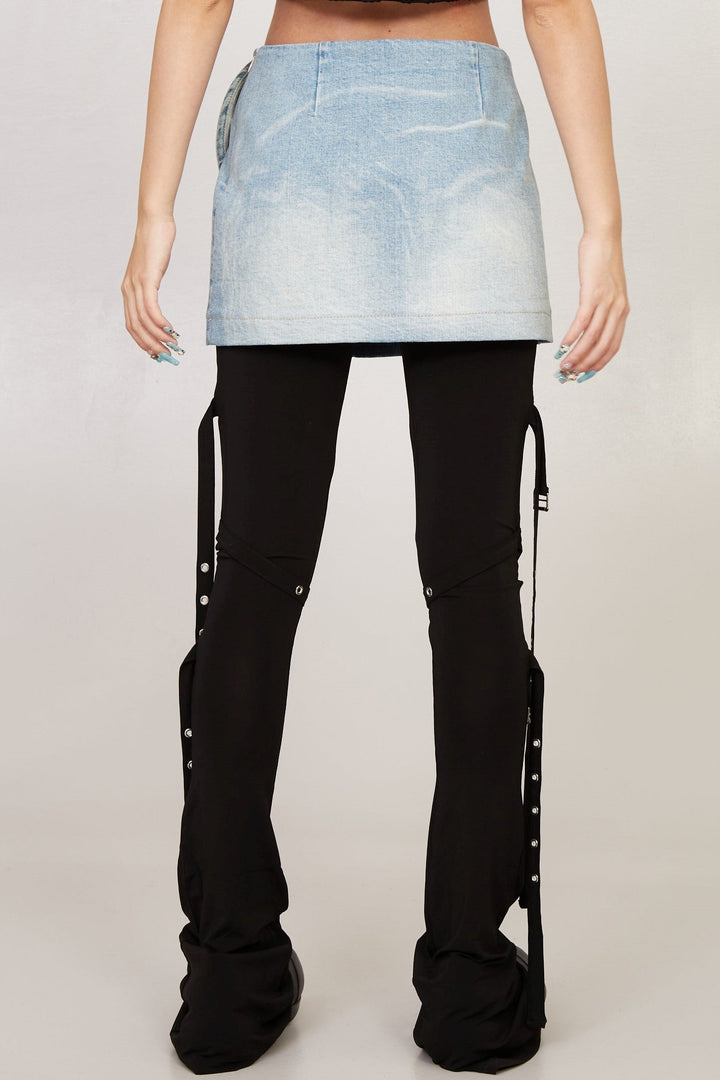 Hattie Spiral Denim Skirt - Stellouette