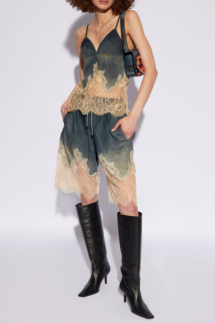 Hayley Lace Patchwork Top - Stellouette