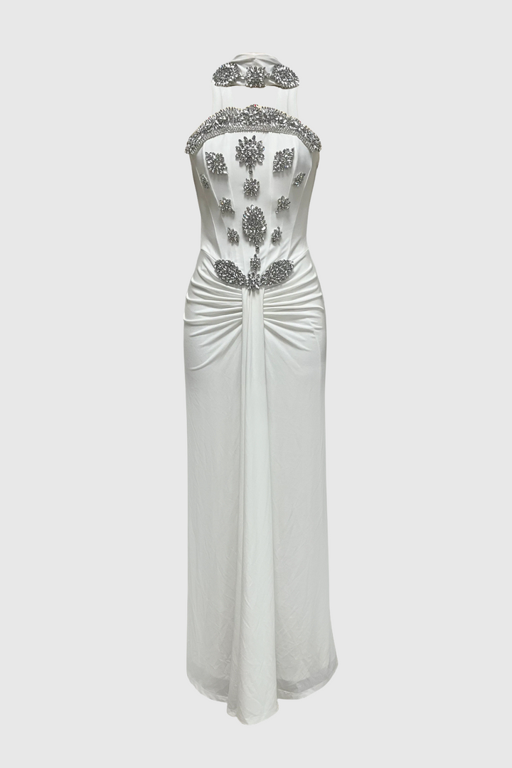 jesson strapless maxi dress white strapless long dress Prom Dress | Formal Dress | Maxi Dress