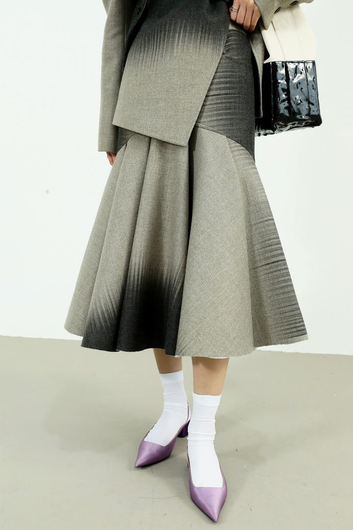 Juliana Printing Quilted Skirt Set - Stellouette