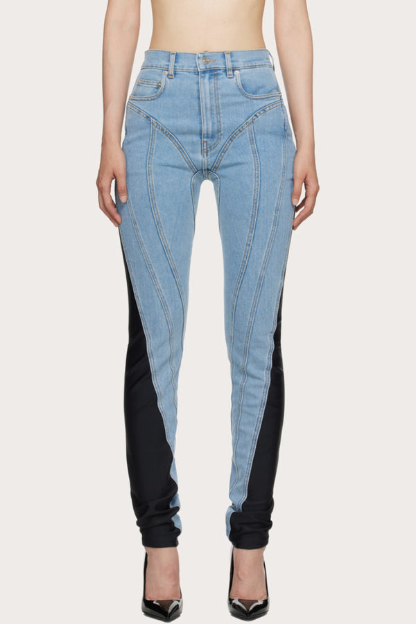 Kathryn Patchwork Spiral Jeans - Stellouette