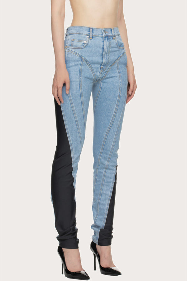 Kathryn Patchwork Spiral Jeans - Stellouette