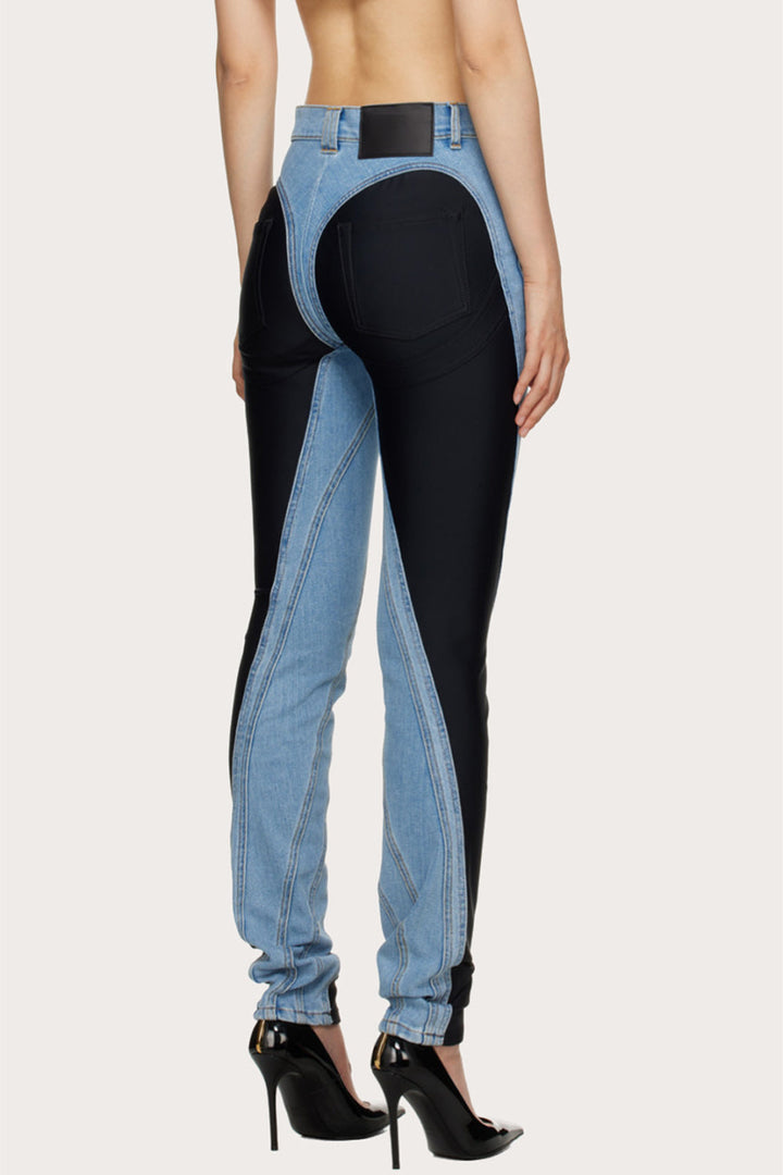 Kathryn Patchwork Spiral Jeans - Stellouette