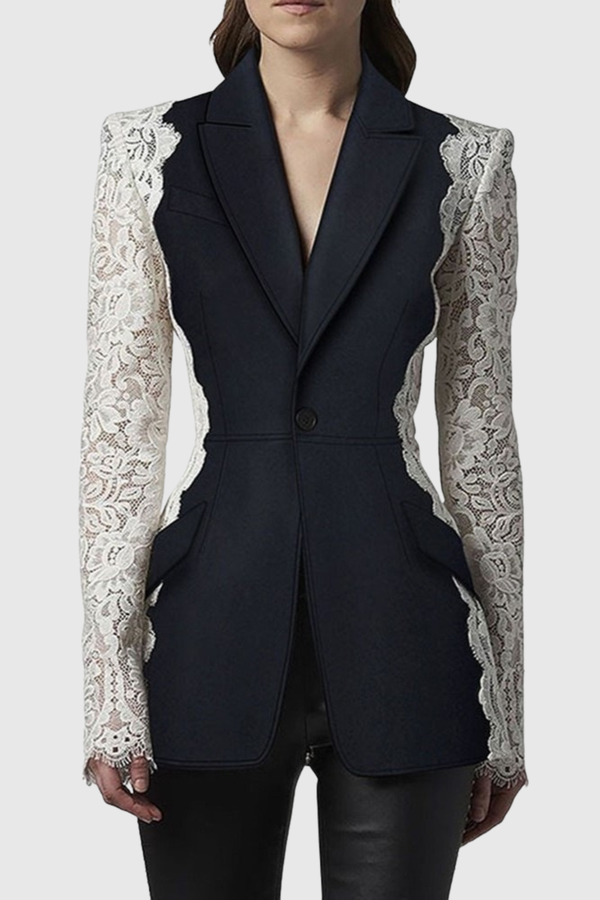 Kottya Lace-trimmed Blazer