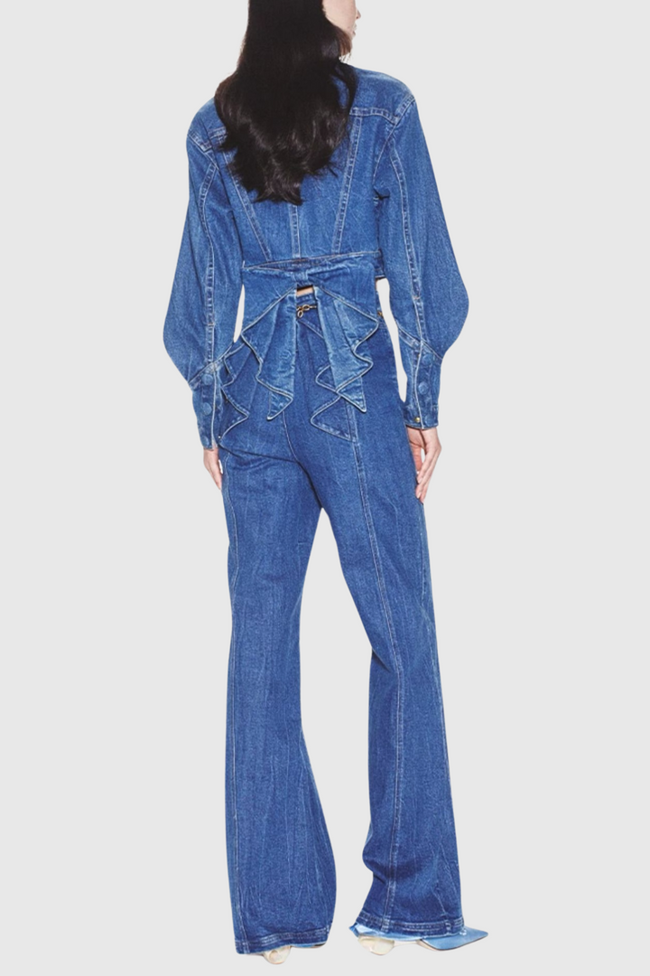 Maroso Back Bowknot Jeans - Stellouette