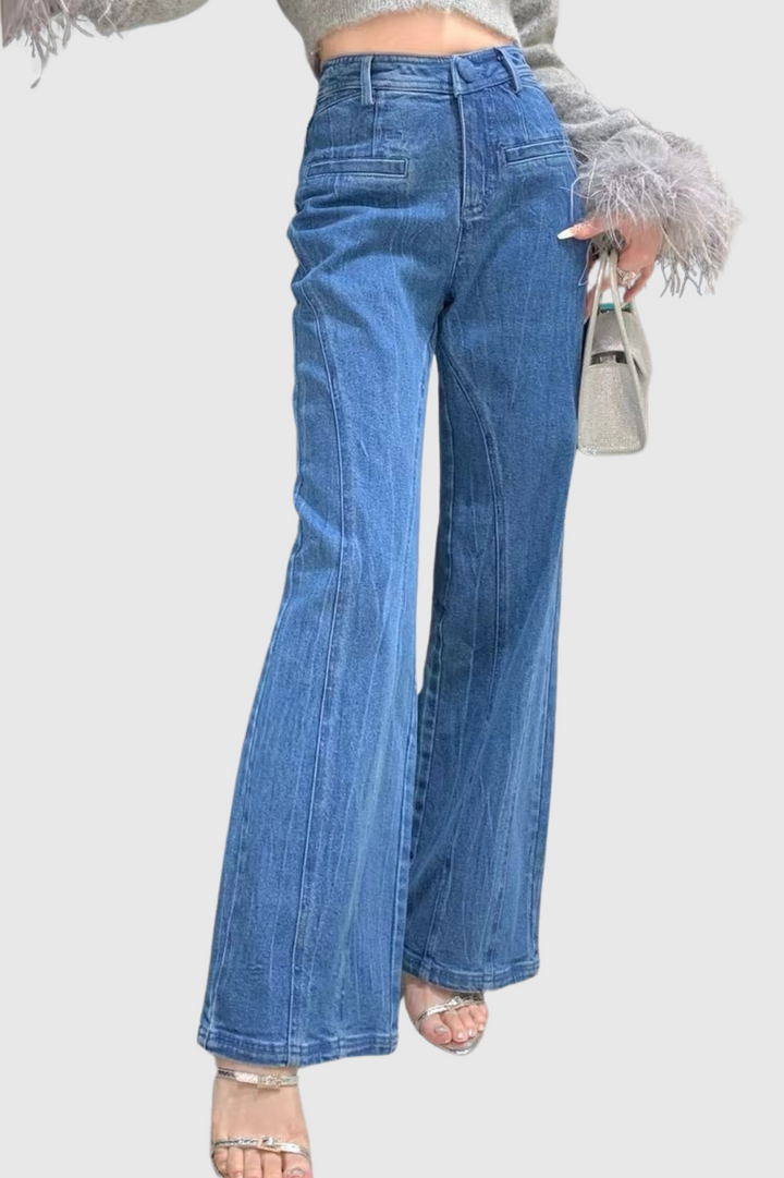 Maroso Back Bowknot Jeans - Stellouette