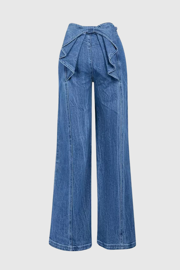 Maroso Back Bowknot Jeans - Stellouette