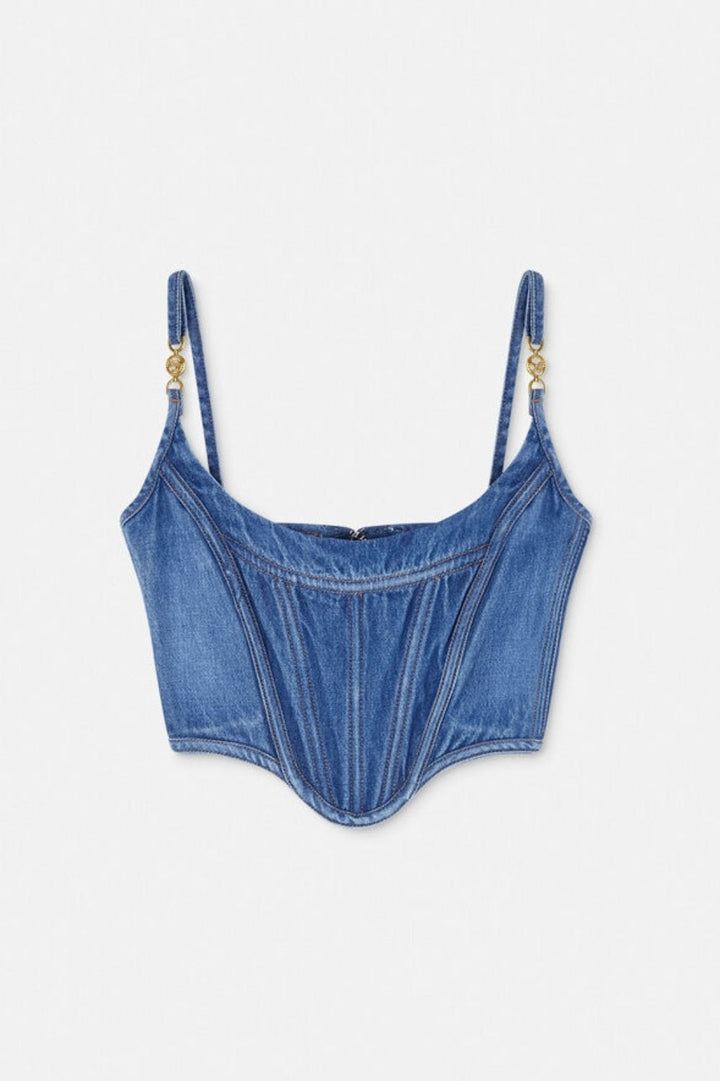 Muriel Denim Corset Top - Stellouette