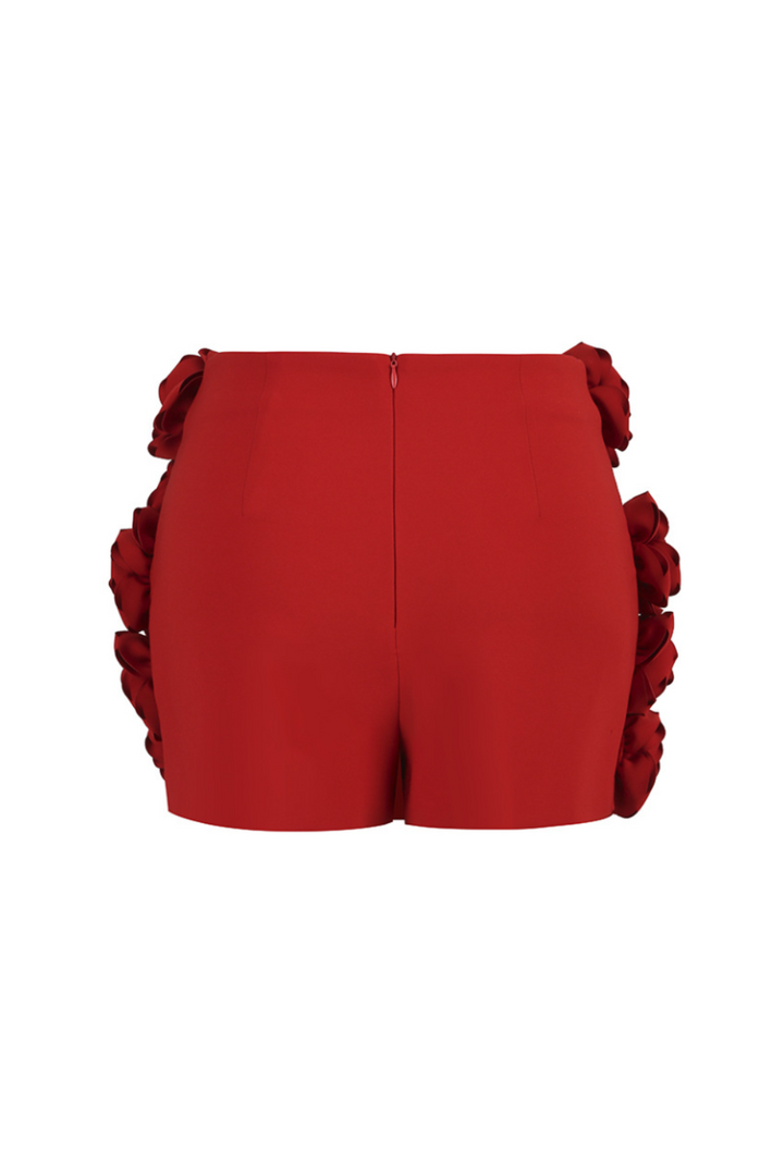 Oriole Floral Appliqué Shorts - Stellouette