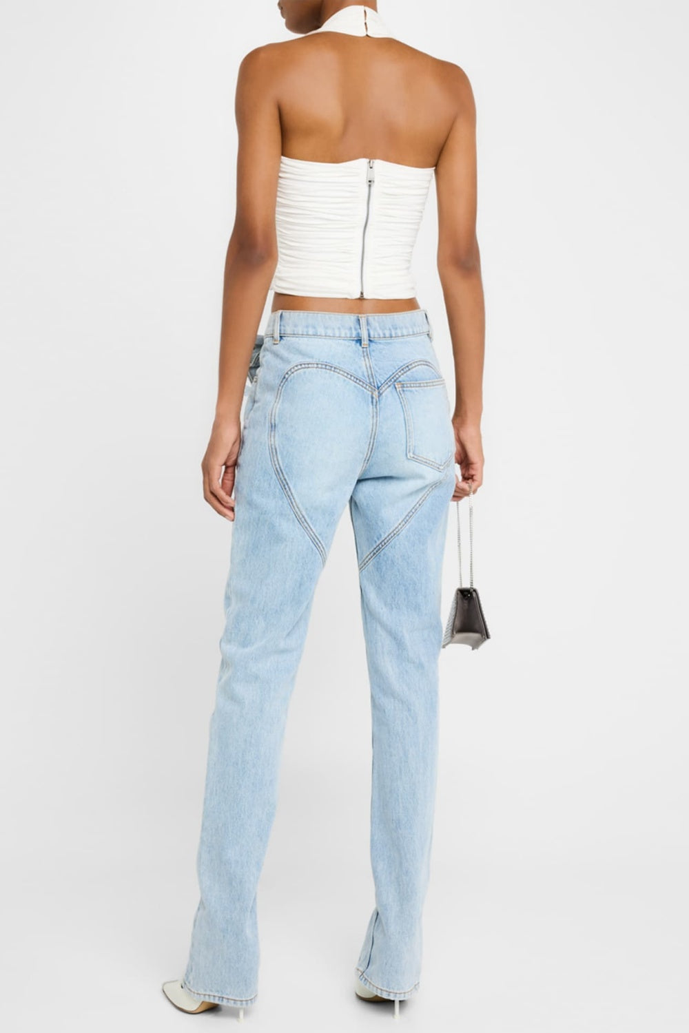 Quinta Floral Zip-Hem Skinny Jeans - Stellouette