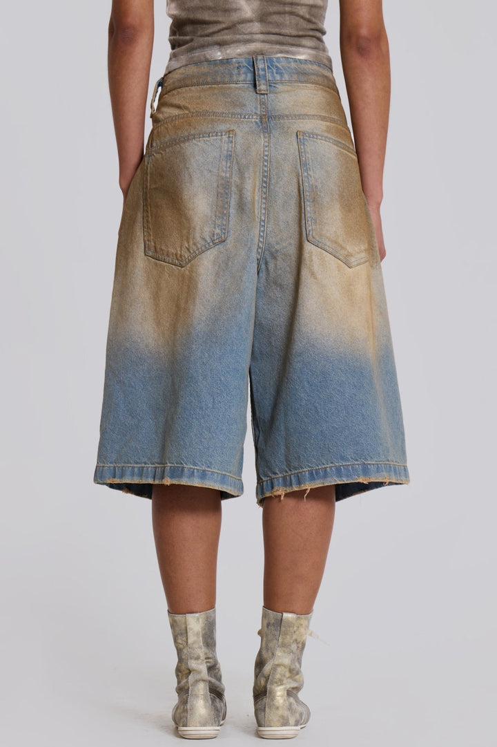 Raego Mud Wash Midi Jeans - Stellouette