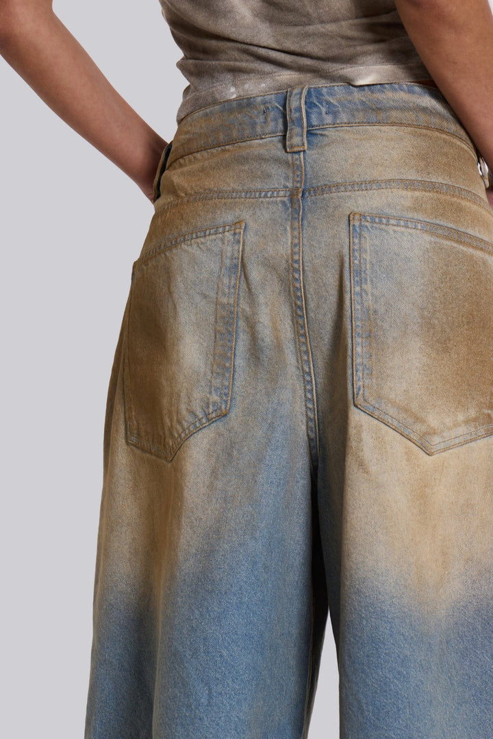 Raego Mud Wash Midi Jeans - Stellouette