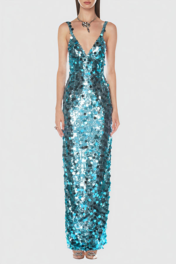 Raekwa Sequin Maxi Dress