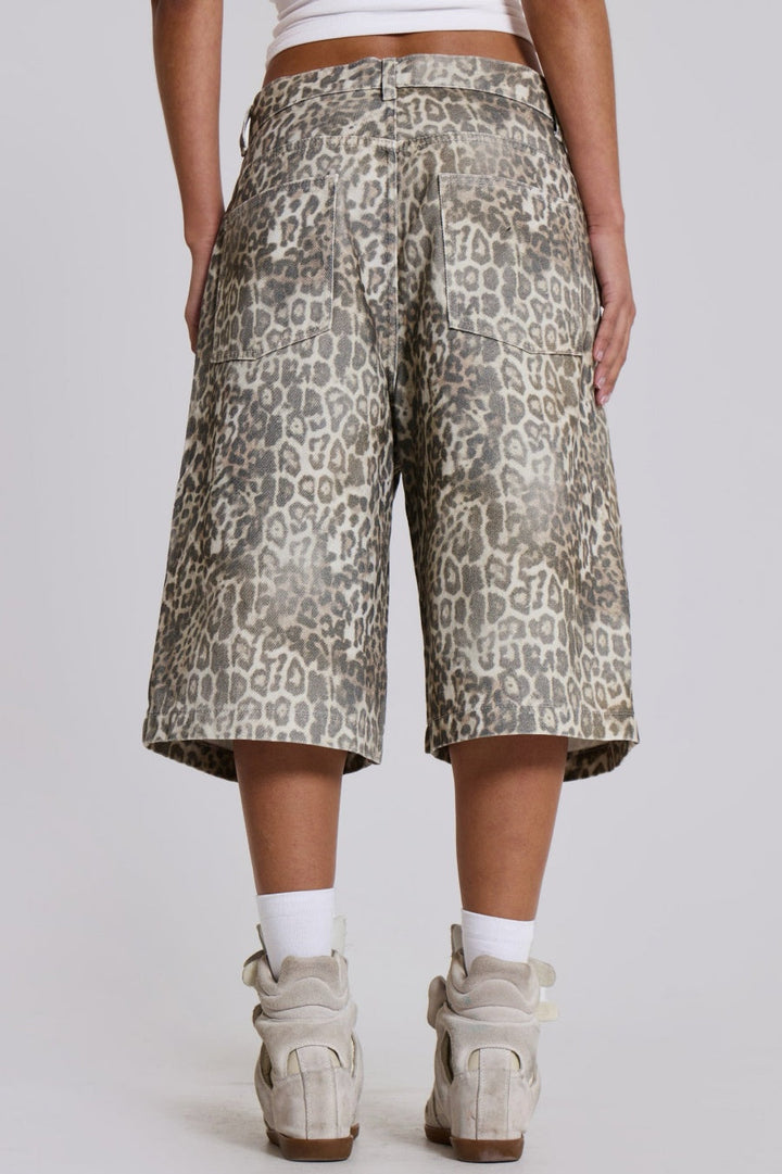 Veda Leopard Fade Shorts - Stellouette