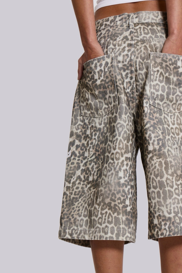 Veda Leopard Fade Shorts - Stellouette