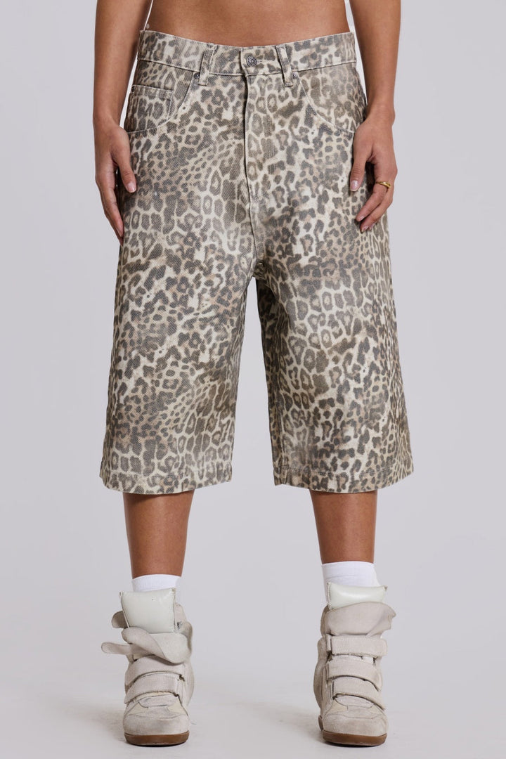 Veda Leopard Fade Shorts - Stellouette