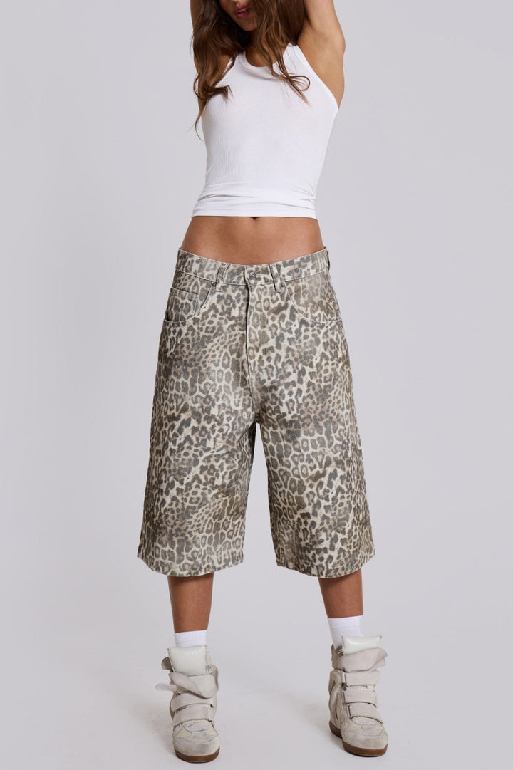 Veda Leopard Fade Shorts - Stellouette