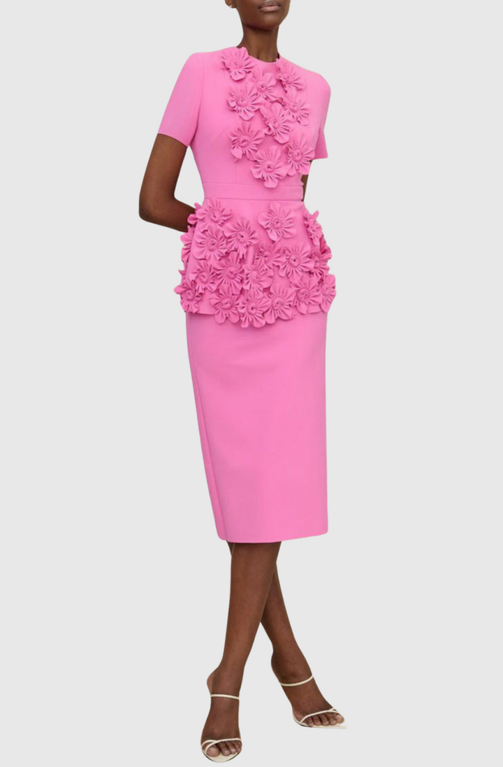 Veerle Floral Appliqué Two Piece Set - Stellouette