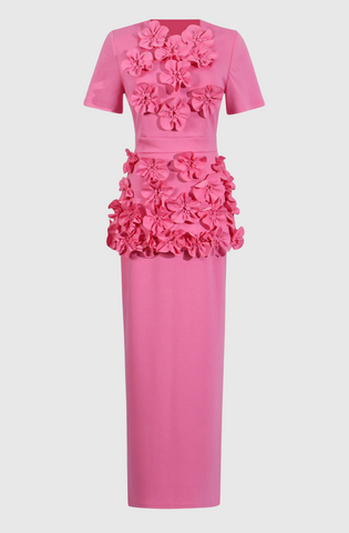 Veerle Floral Appliqué Two Piece Set