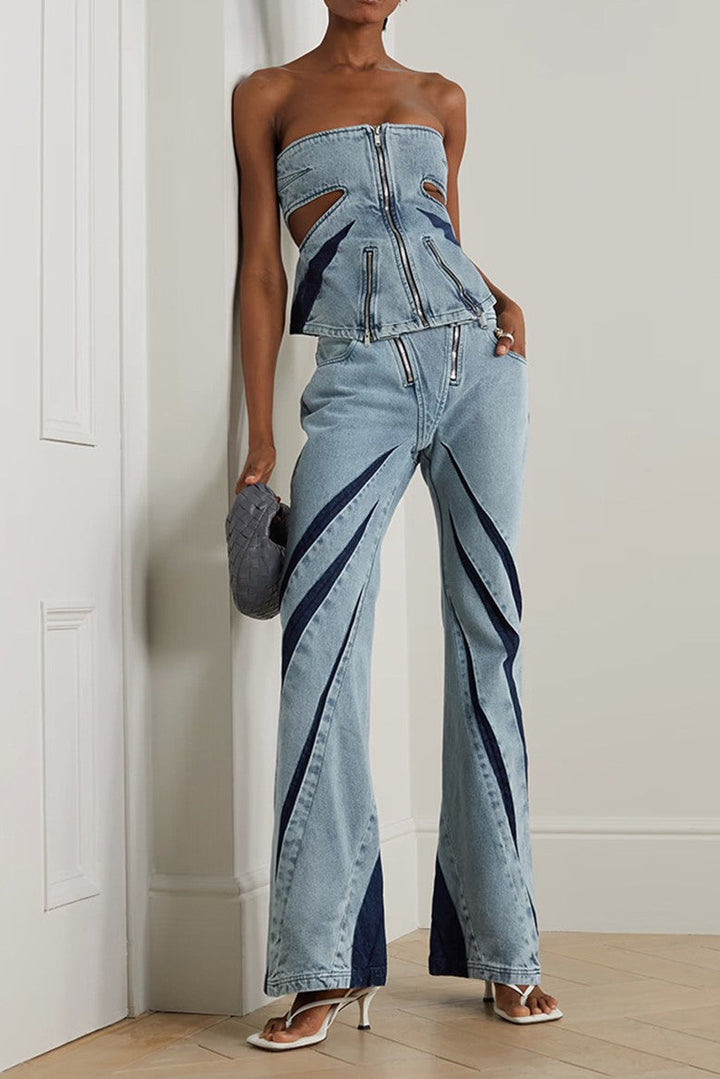 Vivienne Darted Flared Set - Stellouette