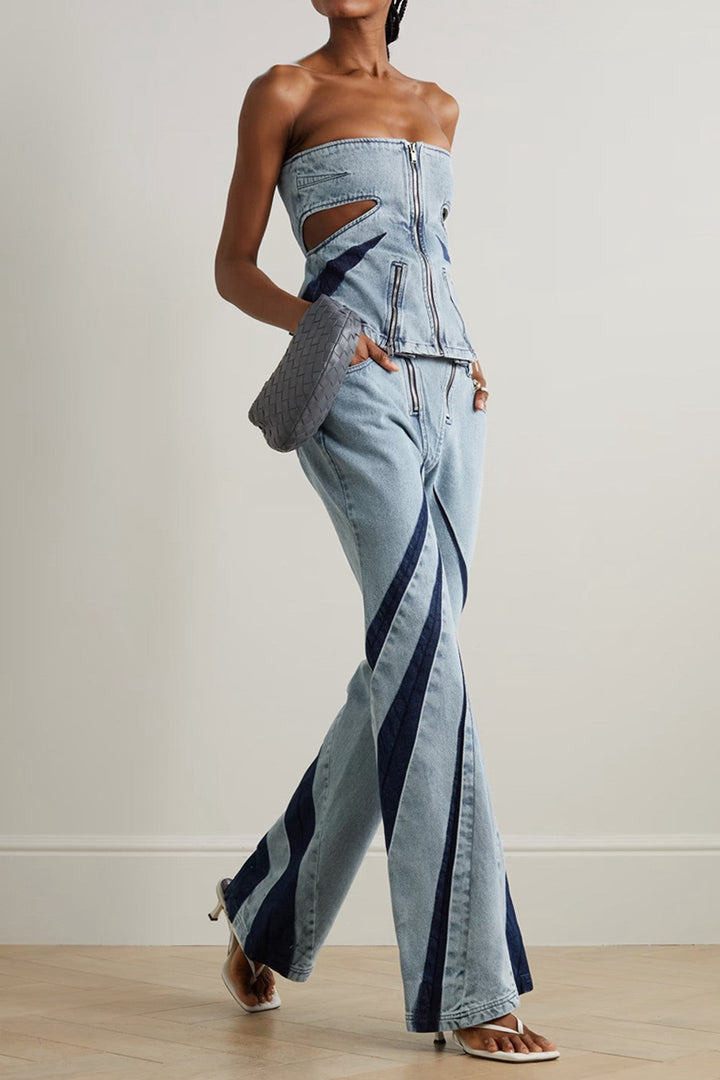 Vivienne Darted Flared Set - Stellouette